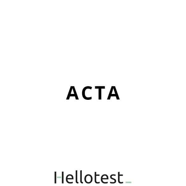 Hellotest ACTA