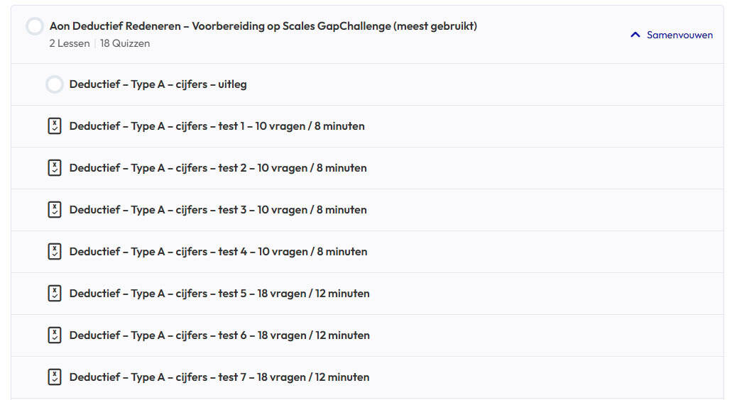 Via Hellotest.nl oefen je eerst de Sudoku cijfers en daarna de GapChallenge met figuren.