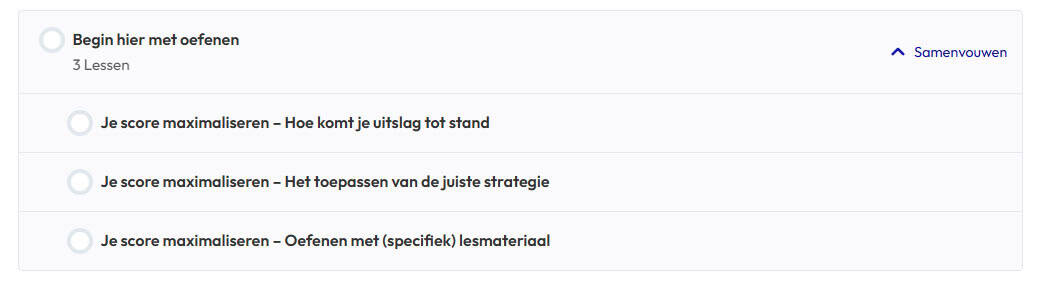 Het Hellotest.nl oefenpakket bevat een duidelijke uitleg met strategie en tips voor het beste resultaat.